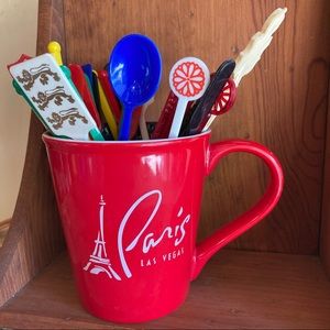 Vintage Twizzle Sticks & Paris Mug
